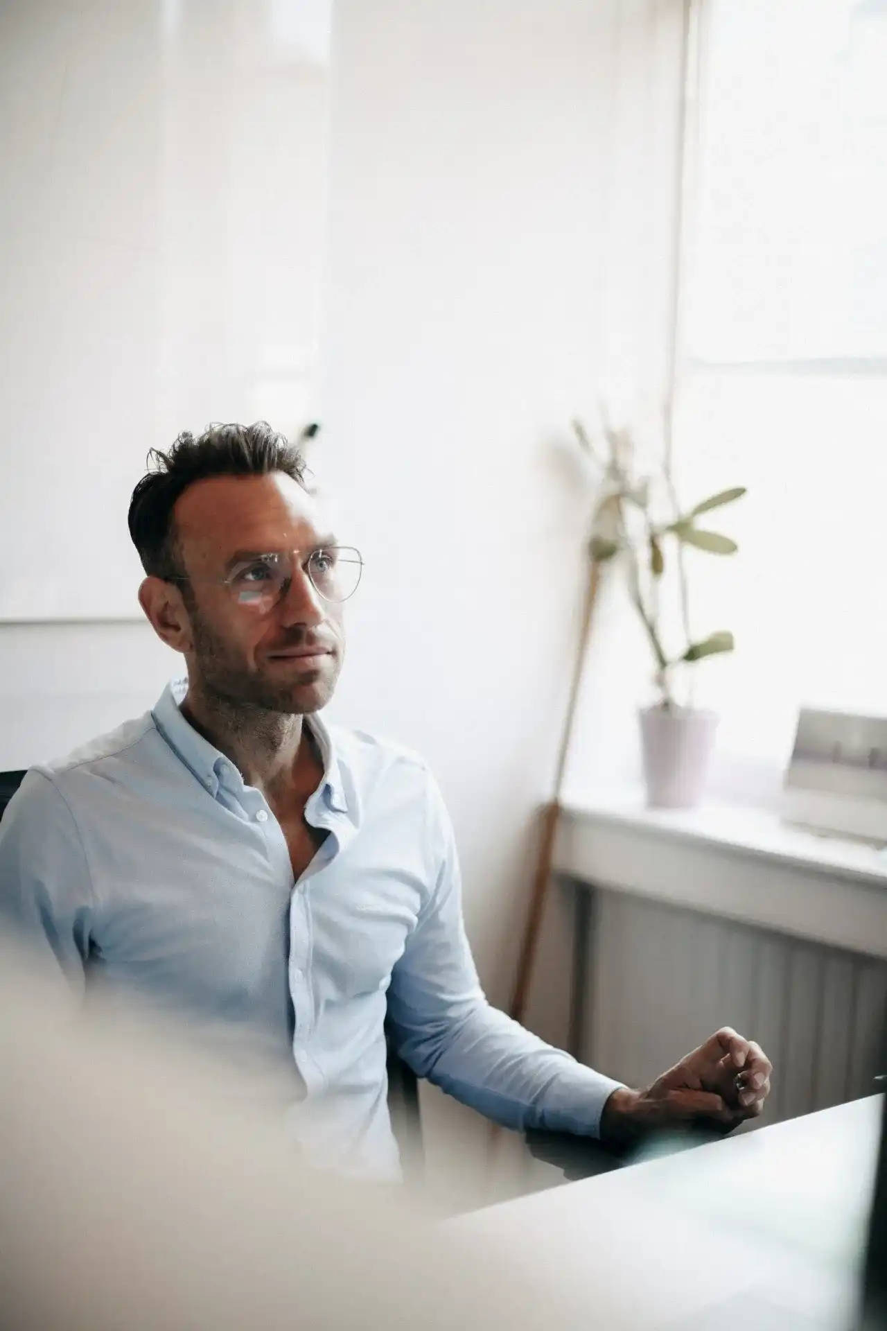 Porträtt av Gustav Ståhlsten på Informa